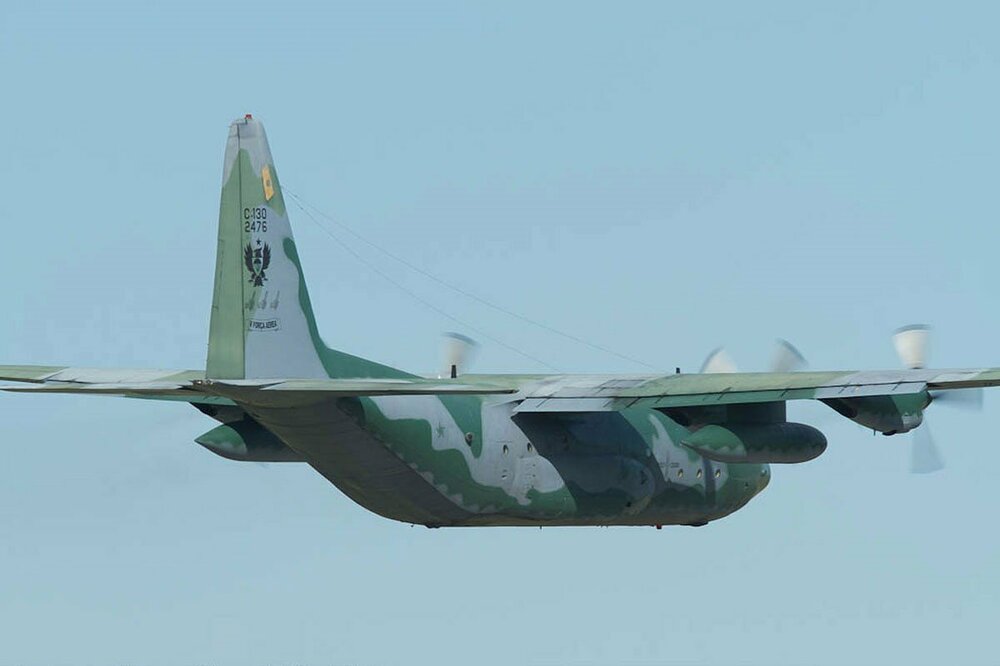 Brazilian Air Force Launches Paratroopers With Its Final C 130 Hercules 